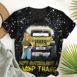 Personalzied Jeep Girl Ain't Nothing But A Jeep Thang 3D T-shirt Printed MTPD23148