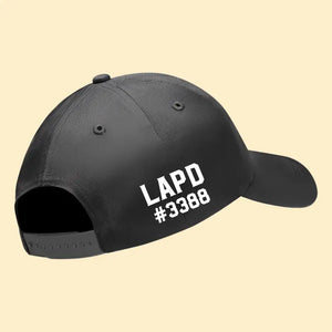 Personalized US Armed Forces Custom Name Black Cap 23207PVD