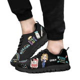 Personalized Nursing Stay Safe Nurse with Name Gift For Nurse Running Shoes Printed PVD23191