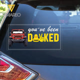 Personalized You've Been Ducked Sweet Ride Jeep Car Decal Printed MTHKVH23214
