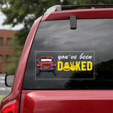 Personalized You've Been Ducked Sweet Ride Jeep Car Decal Printed MTHKVH23214