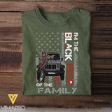 Personalized Jeep Girl I'm The Black Jeep Family T-shirt Printed MTPN0906