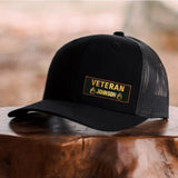 Personalized Canadian Armed Force Retired Leather Patch Hat Printed QTKH23269