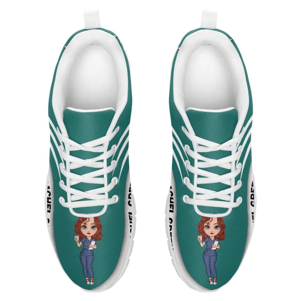 Personalized Nurse Logo with Name Gift For Nurse Running Shoes Printed HTHKVH23241