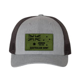 Personalized Australian Armed Forces Leather Patch Hat Printed 23289KVH