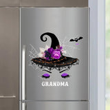 Personalized Grandma Witch Halloween Decal Printed QTPN23349