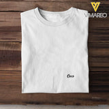 Personalized Dog Mom Heart Leopard Watercolor T-Shirt Printed QTHN381