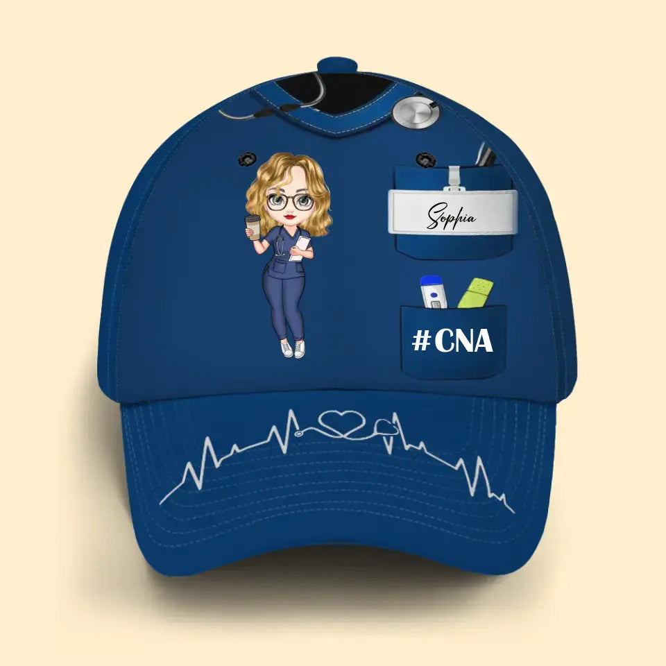 Personalized Nurse with Name Gift For Nurse Cap 3D Printed KVH23343