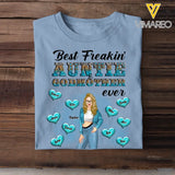 Personalized Best Freakin' Auntie Godmother Ever T-Shirt LDMHN23399