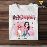 Personalized Dog Mom Dog Lovers Gift Tshirt VQ23380