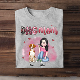 Personalized Dog Mom Dog Lovers Gift Tshirt VQ23380