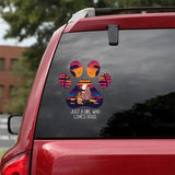 Personalized Just A Girl Who Loves Dogs Dog Lovers Decal Printed QTVQ403