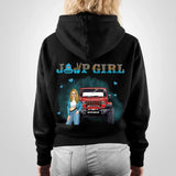 Personalized Jeep Girl with Name Hoodie Printed HN23410