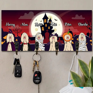 Personalized Dog Halloween Dog Lovers Gift Halloween Gift key Holder Printed MTDNL23308
