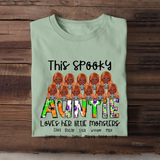 Personalized This Spooky Auntie Loves Her Little Monsters Tshirt 2D Printed HTHHN23407