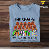 Personalized This Spooky Auntie Loves Her Little Monsters Tshirt 2D Printed HTHHN23407