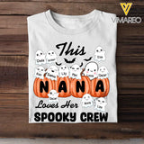 Personalized This Nana Loves Her Spooky Crew Tshirt 2D Printed HTHHN23348