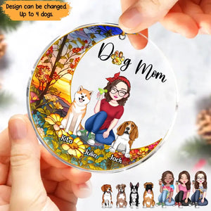 Personalized Dog Mom Dog Lovers Gift Christmas Gift Acrylic/Plastic Ornament Printed QTPN23357