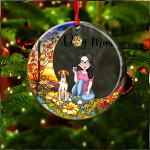 Personalized Dog Mom Dog Lovers Gift Christmas Gift Acrylic/Plastic Ornament Printed QTPN23357