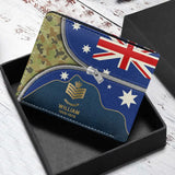 Personalized Australian Veteran Retired Leather Wallet 3D Print QTPN437