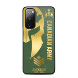 Personalized Canadian Armed Force Phone Case Printed QTKH458