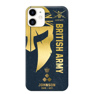 Personalized British Armed Force Veteran Phone Case Printed QTKH475