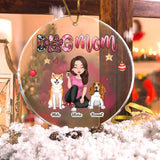 Personalized Dog Mom Dog Lovers Gift Christmas Gift Acrylic/Ceramic Ornament Printed VQ23480