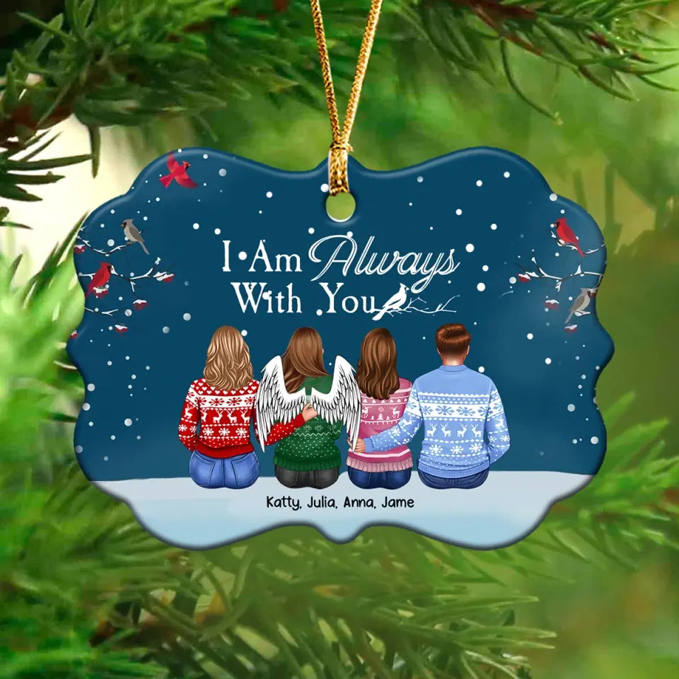 Personalized The Love Between Brother & Sister Is One Life's Greatest Blessings Christmas Gift Acrylic or Ceramic Ornament Printed HTHPN23537
