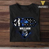 Personalized US Police Diamond Custom Name T-shirt Printed PTN23566