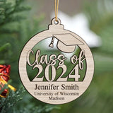 Personalized Class Of 2024 Wooden Ornament Printed HTHVQ23593