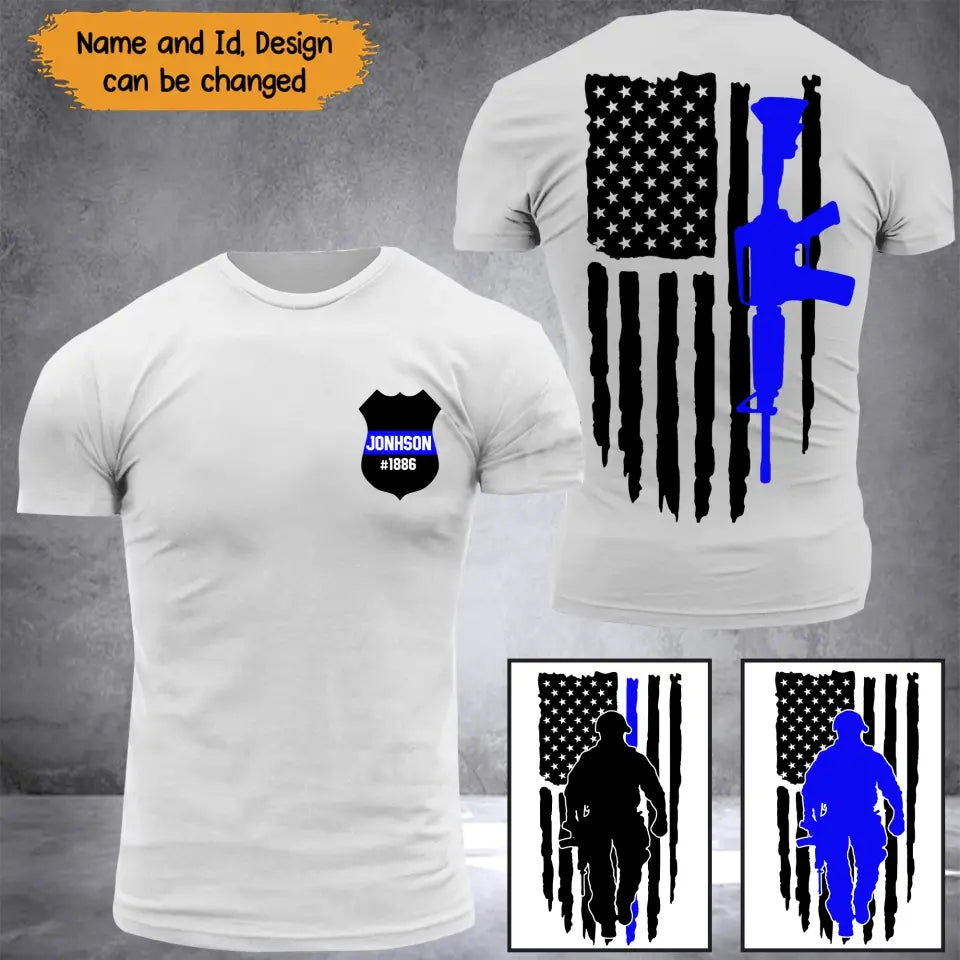 Personalized US Veteran Custom Name & ID T-shirt Printed KVH23596