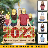 Personalized Family In 2023 Family Wooden Ornament Printed NTMTKVH23686
