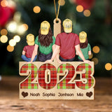 Personalized Family In 2023 Family Wooden Ornament Printed NTMTKVH23686