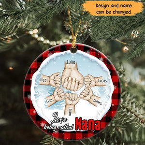 Personalized Loving Being Called Ceramic Ornament Printed NTMTHN23718