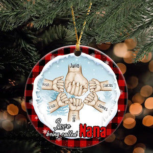 Personalized Loving Being Called Ceramic Ornament Printed NTMTHN23718