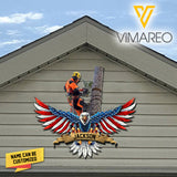 Personalized Arborist Cut Metal Sign SEP-QH14