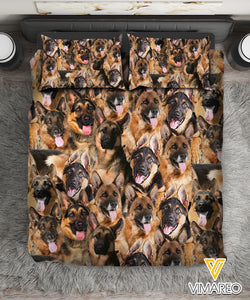 German Shepherd Dog Bedding Set OCT-MA06