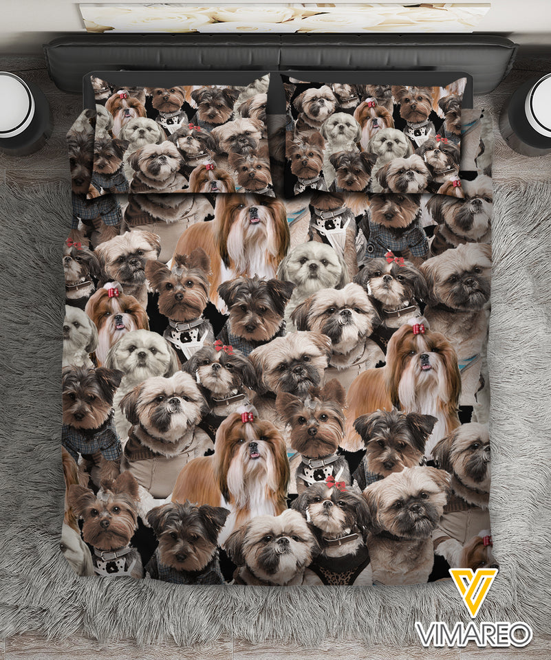 Shih Tzu Dog Bedding Set OCT-MA06