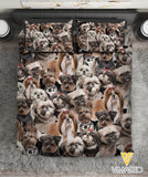Shih Tzu Dog Bedding Set OCT-MA06