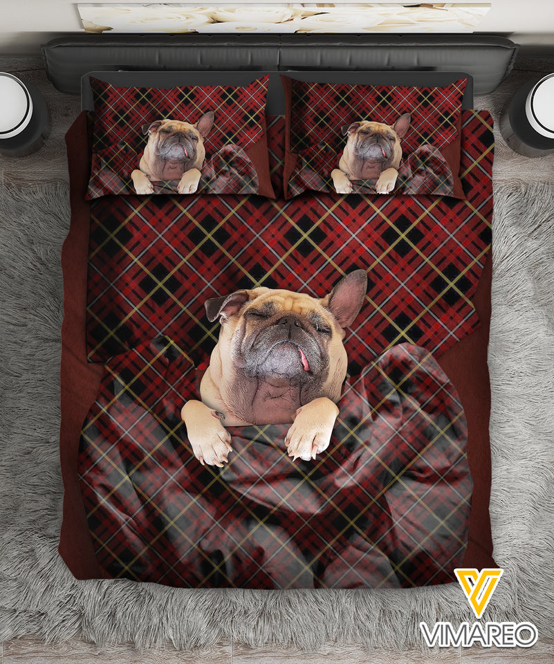 Pug Dog Bedding Set OCT-MA04