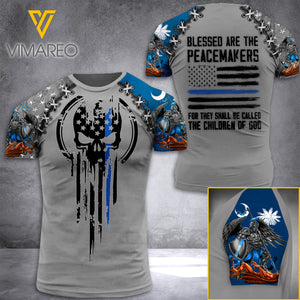 SOUTH CAROLINA PEACEMAKERS TSHIRT 3D PRINTED JUL-NL29