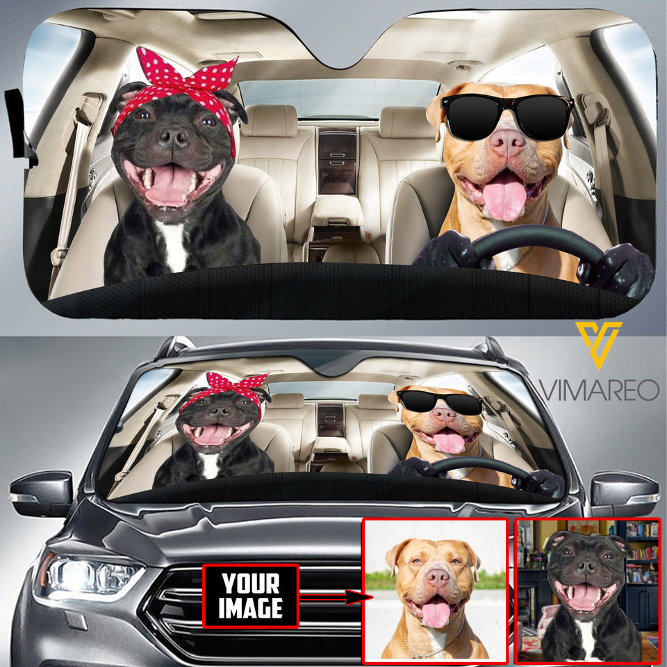 Personalized your image dog 3D SunShade