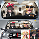 Personalized your image dog 3D SunShade