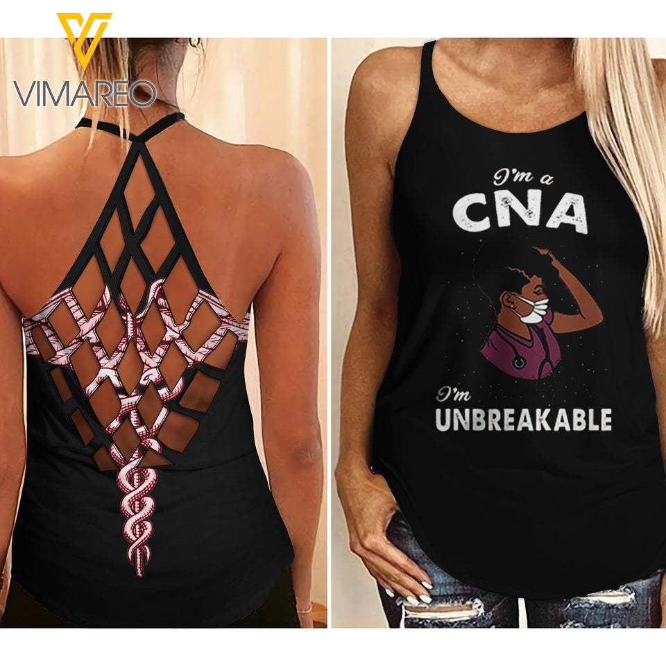 CNA Criss-Cross Open Back Camisole Tank Top NKSUE