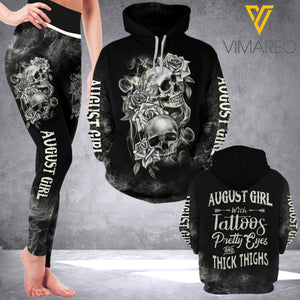 VMVH August girl combo hoodie+legging 3d all print 0903 TMA