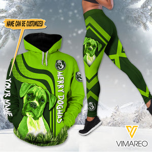PERSONALIZED BOXER DOG COMBO HOODIE + LEGGING PRINTED NOV-MA29