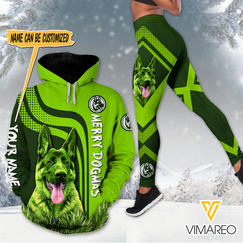 PERSONALIZED German Shepherd DOG COMBO HOODIE + LEGGING PRINTED NOV-MA29