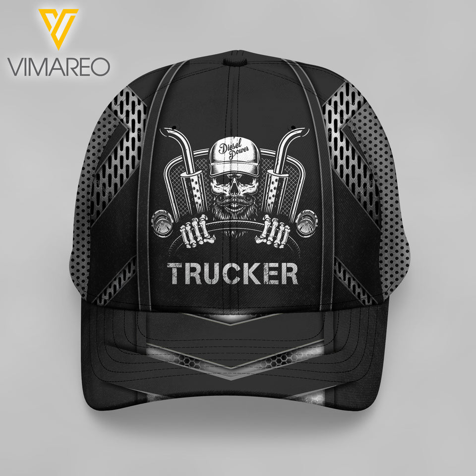 PERSONALIZED TRUCKER PEAKED CAP 3D LC