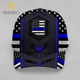 Arizona map blue line Peaked cap 3D MTP