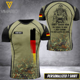 Customized German Soldier 3D Printed Combat Shirt EZMQ010621